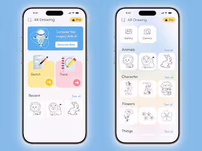 🎨 AR Drawing – Trace & Sketch