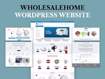 Wholesale Home | Wordpress Website
