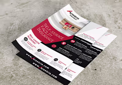 Self-Storage Facility Flyer