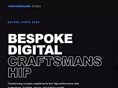 thecodergabe.com (http://thecodergabe.com) is a portfolio