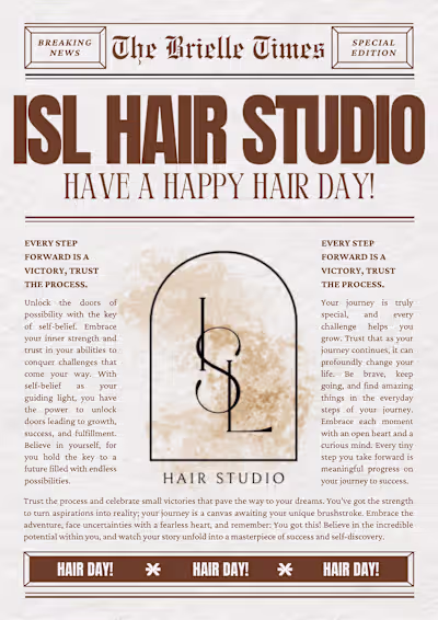 Salon Brand Photoshoot Mood Board