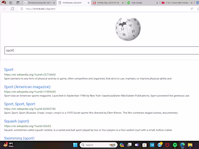 Wikipedia Search Application 