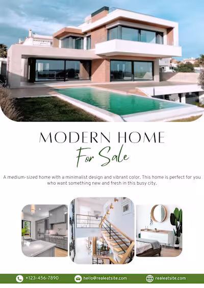 Flyer Designs For A Real Estate Company
