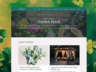 Responsive Blog Website Transformation from Figma to WordPress
