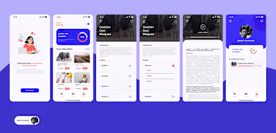 E-learning Mobile app 