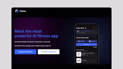 Fitside - AI fitness app
