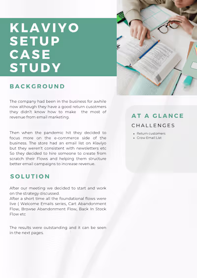 Klaviyo Case Study