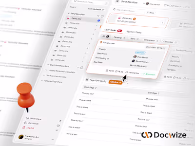 Before vs After: How I Simplified Docwize Inbox & Compliance
