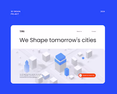 3D Spline - Low Poly Cities