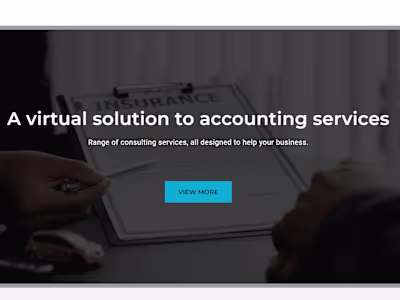 WordPress Website Redesign - Accountant Services