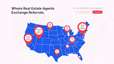 Three months ago, we built a Real Estate Referral Marketplac...