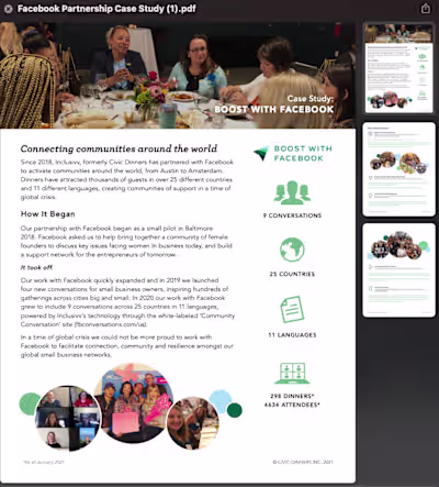 I wrote a case study for a startup on their partnership with...