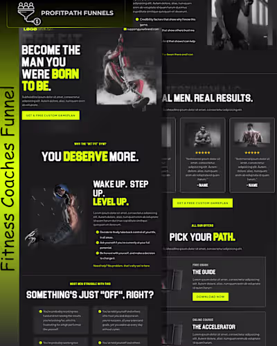 Sales Funnel for Premium Coaching Offers