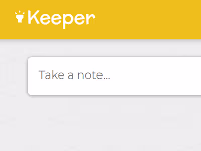 KEEPER APP