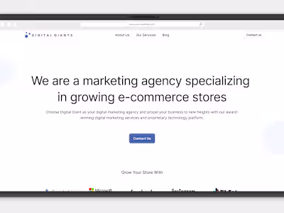 Digital Giants Marketing Agency