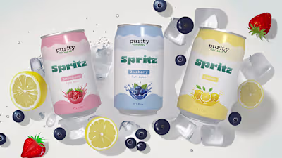 LABEL DESIGN FOR JUICE CAN 