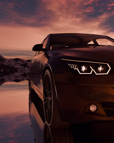 3D Environment Design for BMW 5 Series