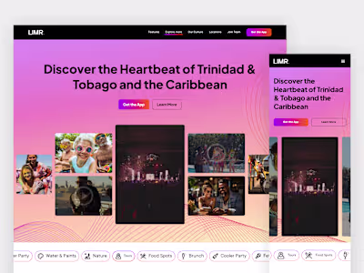Events Booking Landing Page