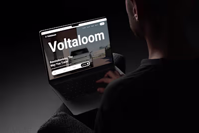 Introduce brand design for Voltaloom.