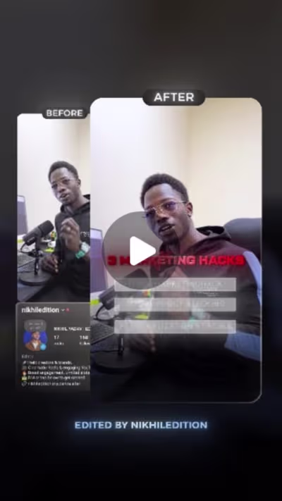 Before & After Magic Video Edit