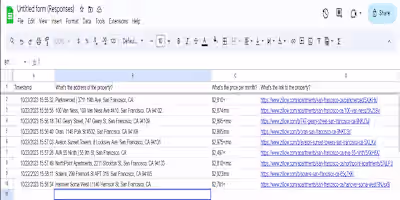Zillow Scraper and Form Automation