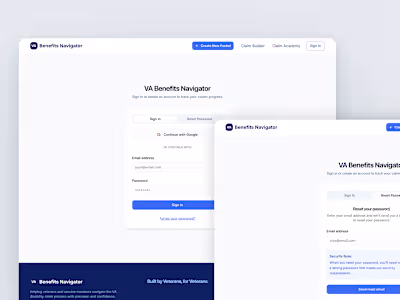 Veterans Claims Assistance Platform Development
