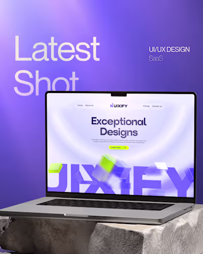 High-Converting Landing Page Design for UIXIFY