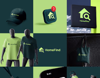 Brand Identity and Social Media Design for HomeFind