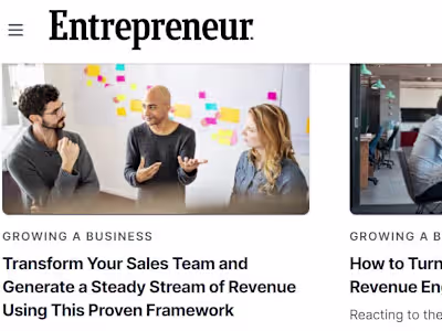Entrepreneur articles