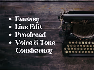 Comprehensive Edit of a Fantasy TV Pilot Manuscript