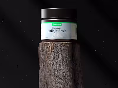 Shilajit Showcase Render.