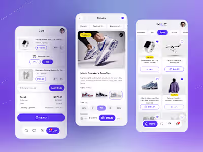 Marketplace Mobile App UI