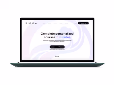 SaaS Product Website Design