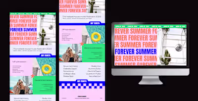 🪩☀️ Forever Summer Music Festival Website