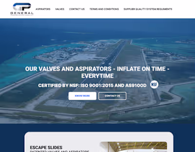 Web Designer for General Pneumatics
