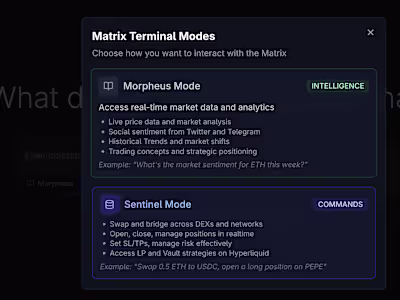 Intelligent Trading Terminal for crypto 