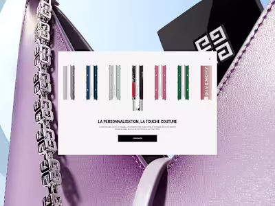 Givenchy Beauty - Ecommerce website and product services