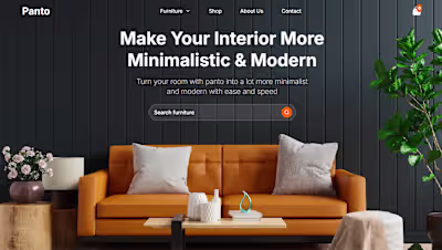 I built a responsive, modern e‑commerce site for Panto, an i...