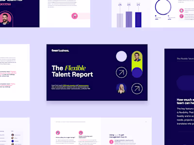 Fiverr Business Annual Achievements Report Design