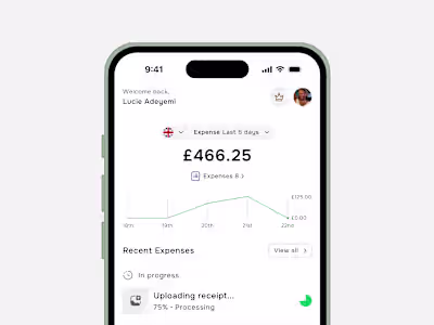 Mobile Expense Tracker Design