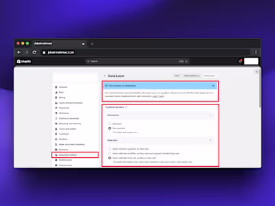 Enable Shopify Data Layer for Google Tag Manager (GTM) By Jo...