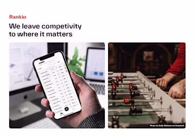 Rankio - Keep Scores at the office 