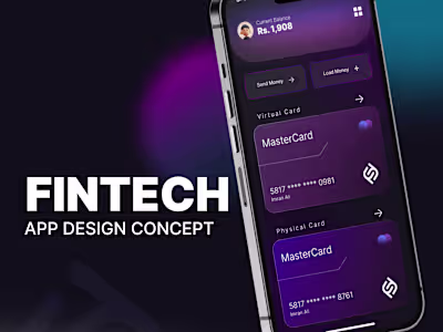Fintech App Design in Figma