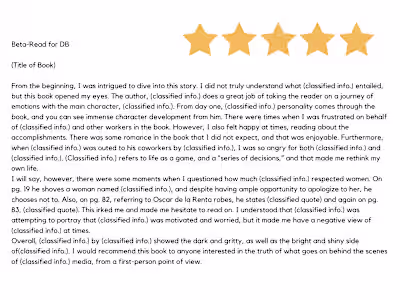 Proofread and ARC Review