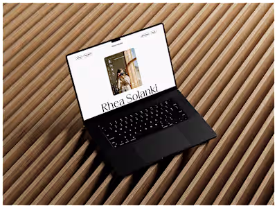 Conceptual Photography Portfolio – Web Design