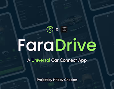 Faradrive - The Universal Car Connect :: Behance
