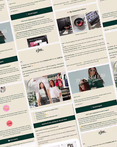 ZJM · Social Media Agency Newsletter