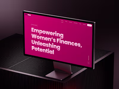 HotPink Money Landing Page