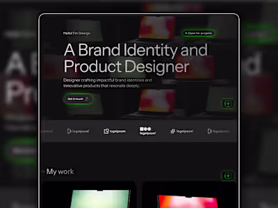 Creative Graphic and Web Designer Portfolio