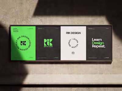 RIK DESIGN l Personal Brand Identity Design on Behance
